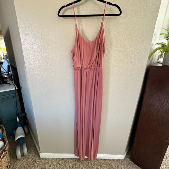 Lulu's Women's Pink Sleeveless Pantsuit,‎ jumpsuit, pink pantsuit, pink jumpsuit - Picture 2 of 10